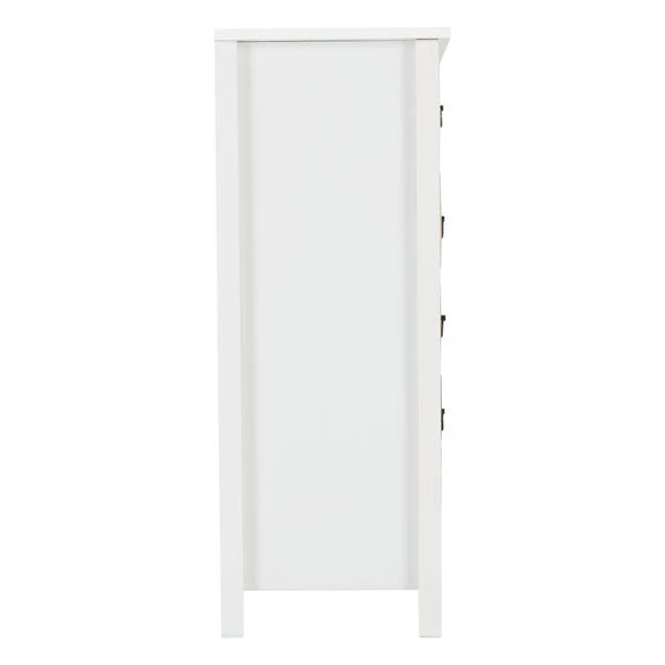 Vermount 5 Drawer Chest, White - Image 4