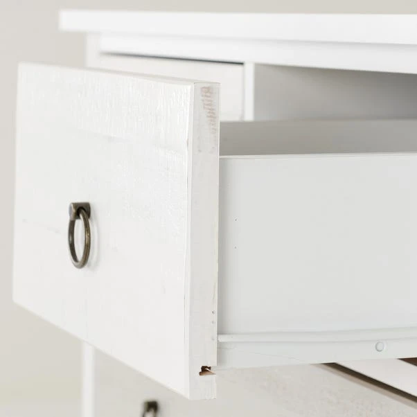 Vermount 5 Drawer Chest, White - Image 6