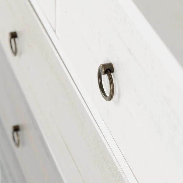 Vermount 5 Drawer Chest, White - Image 7