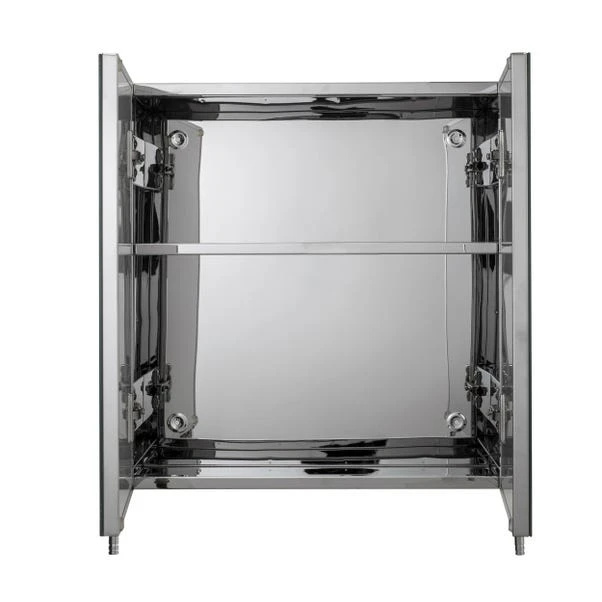 Avon Stainless Steel Double Door Cabinet - Image 3