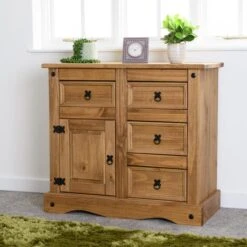 Corona Medium Sideboard, Pine