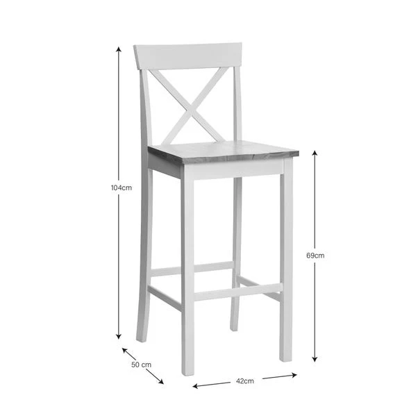 Salisbury Counter Height Bar Stool, Wood Grain - Image 2