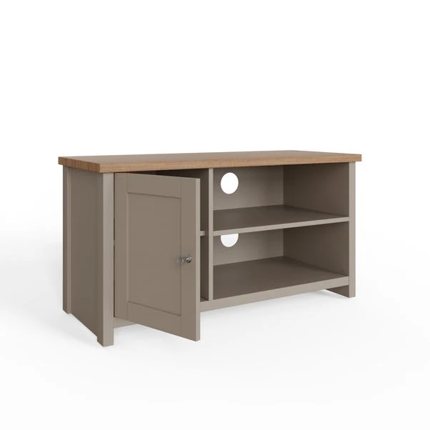 Lancaster Compact TV Unit, Grey And Oak For TVs Up To 42" - Image 4