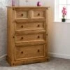 Corona 5 Drawer Chest, Pine