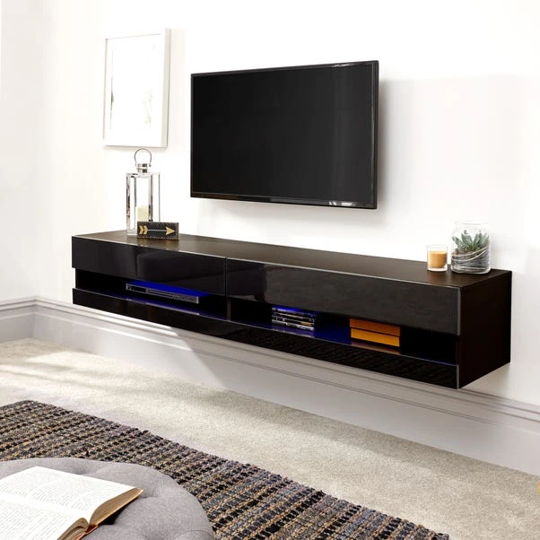 Galicia LED Wide Floating Wall TV Unit For TVs Up To 67" - Image 12