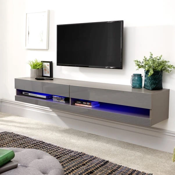 Galicia LED Wide Floating Wall TV Unit For TVs Up To 67" - Image 5