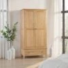 Cotswold Double 1 Drawer Wardrobe, Oak