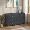 Radley 6 Drawer Chest, Dark Grey