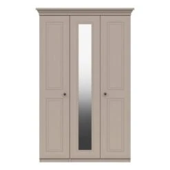Portia Triple Wardrobe, Mirrored