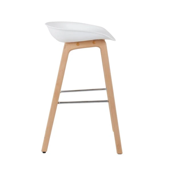 Erik Counter Height Bar Stool, White - Image 4
