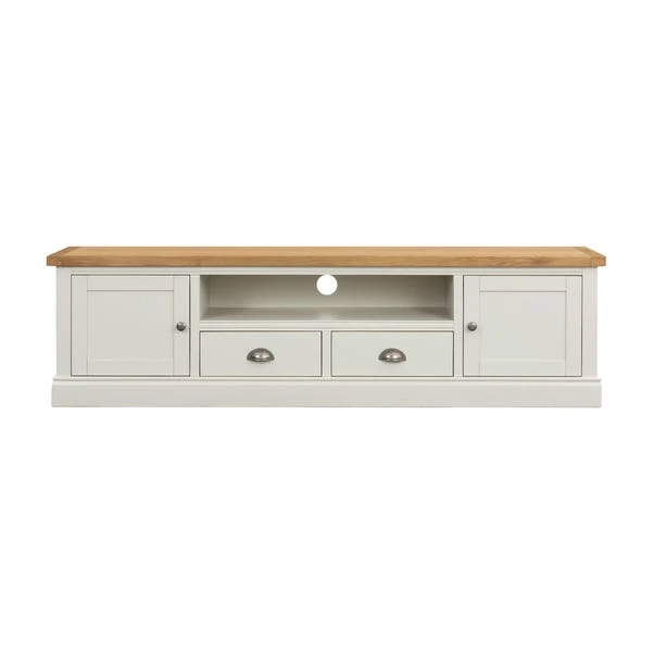 Compton Extra Wide TV Unit, Ivory For TVs Up To 80" - Image 2