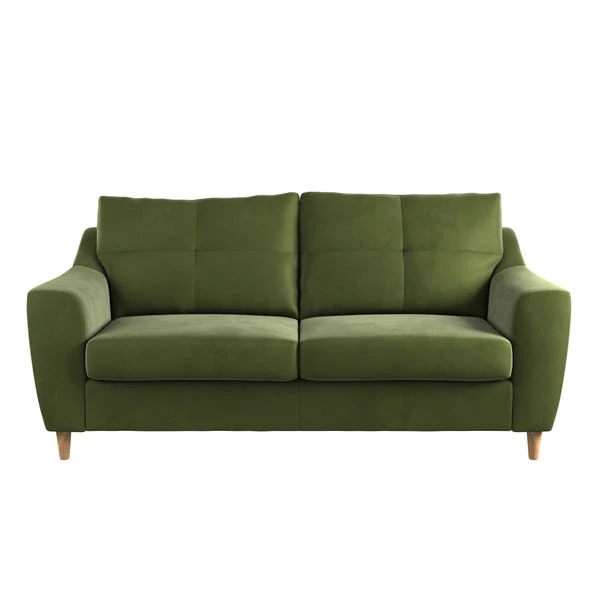 Baxter Plush Velvet 3 Seater Sofa - Image 11