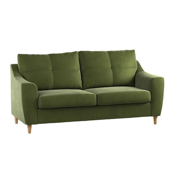 Baxter Plush Velvet 3 Seater Sofa - Image 12