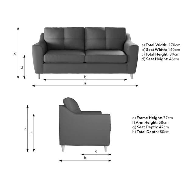 Baxter Plush Velvet 3 Seater Sofa - Image 18