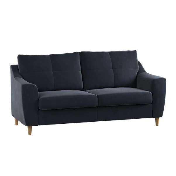 Baxter Plush Velvet 3 Seater Sofa - Image 2