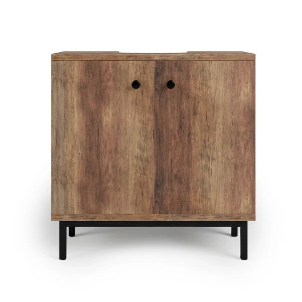 Fulton Pine Effect Bathroom Undersink Unit - Image 3