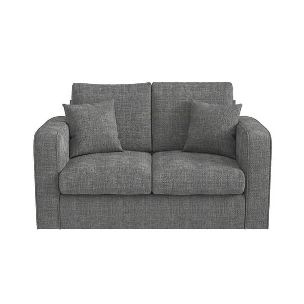Carson Deep Sit Chunky Chenille Luxury 2 Seater Double Sofa Bed - Image 12