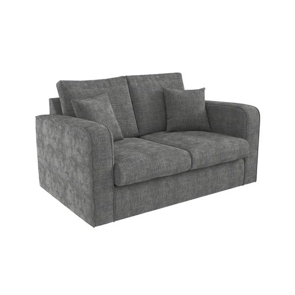 Carson Deep Sit Chunky Chenille Luxury 2 Seater Double Sofa Bed - Image 13