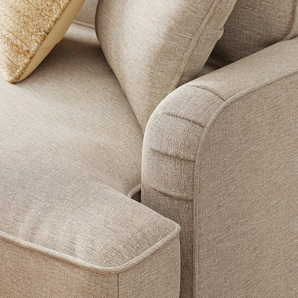 Beatrice Tonal Textured Weave 3 Seater Double Sofa Bed - Image 6