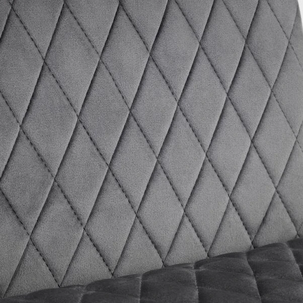 Calabria Set Of 4 Dining Chairs, Velvet - Image 10