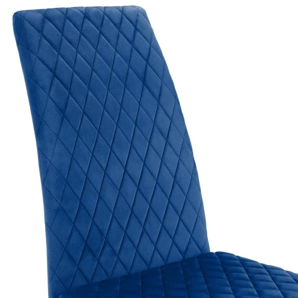 Calabria Set Of 4 Dining Chairs, Velvet - Image 4