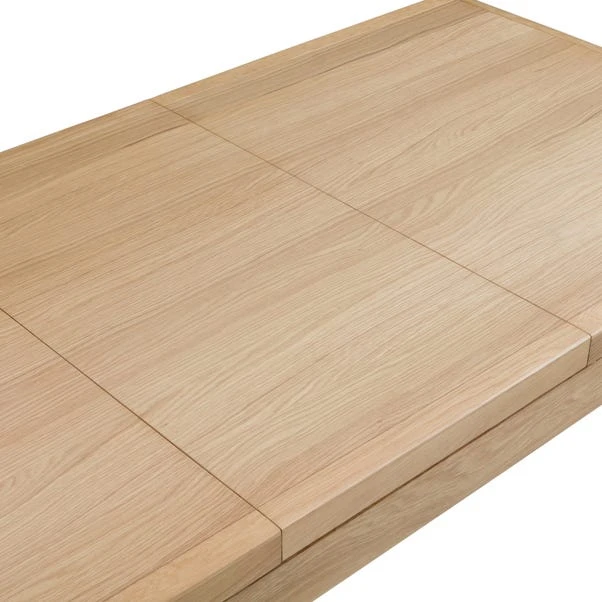 Curve 4-6 Seater Round Extendable Dining Table With 6 Chairs, Solid Oak - Image 4