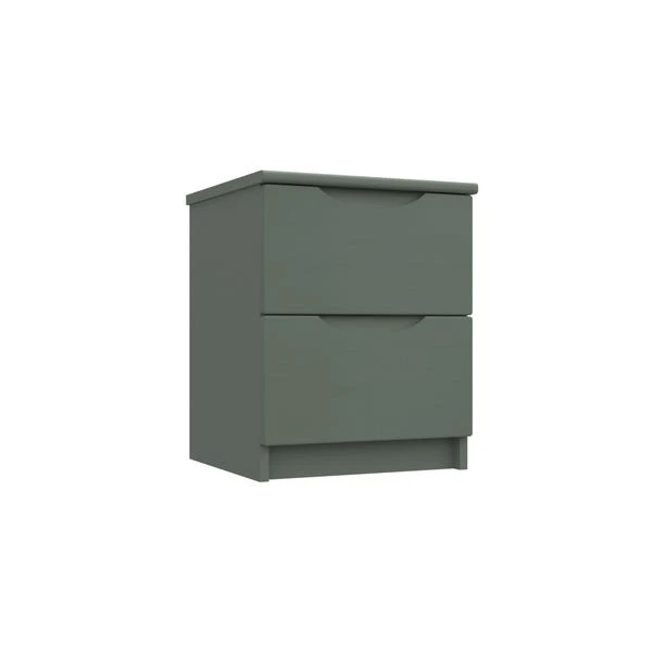 Legato 2 Drawer Bedside Table