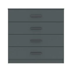 Harmony Norland 4 Drawer Chest, Graphite Grey