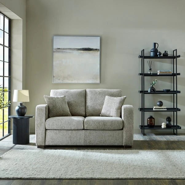 Carson Deep Sit Chunky Chenille Luxury 2 Seater Double Sofa Bed - Image 2