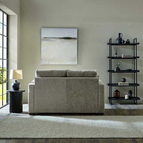 Carson Deep Sit Chunky Chenille Luxury 2 Seater Double Sofa Bed - Image 5