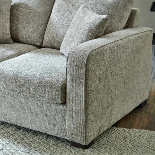 Carson Deep Sit Chunky Chenille Luxury 2 Seater Double Sofa Bed - Image 7