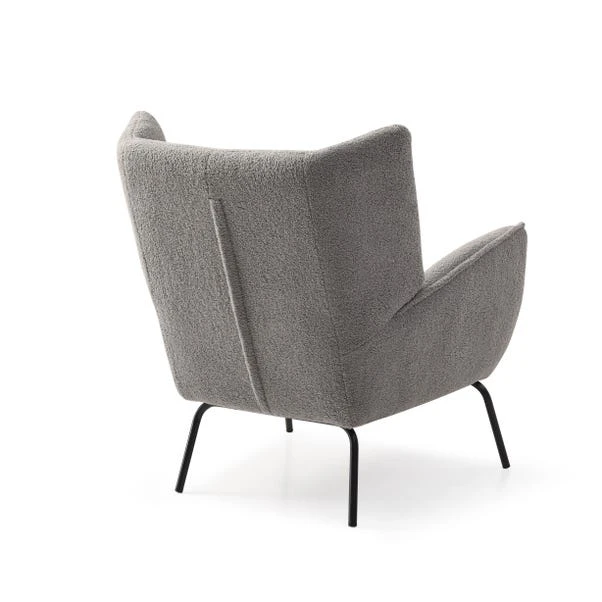 Hana Sherpa Chair With Footstool - Image 8