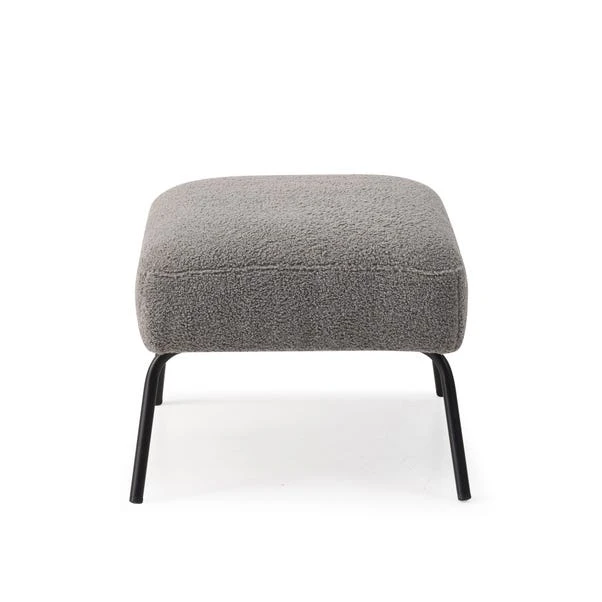 Hana Sherpa Chair With Footstool - Image 9