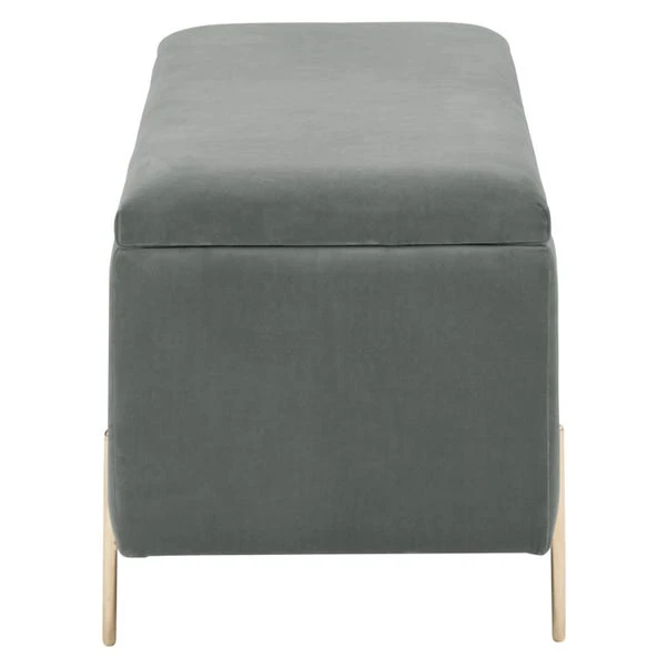Mystica Velour Ottoman Storage Bench - Image 14