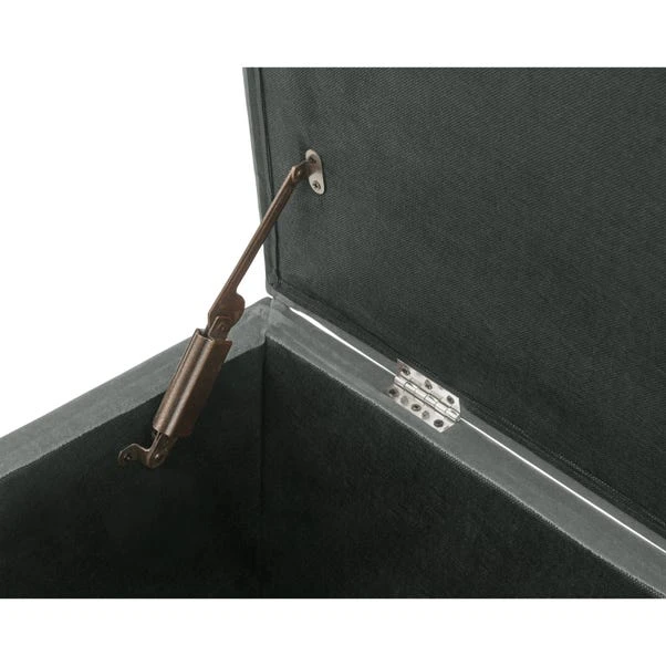 Mystica Velour Ottoman Storage Bench - Image 16