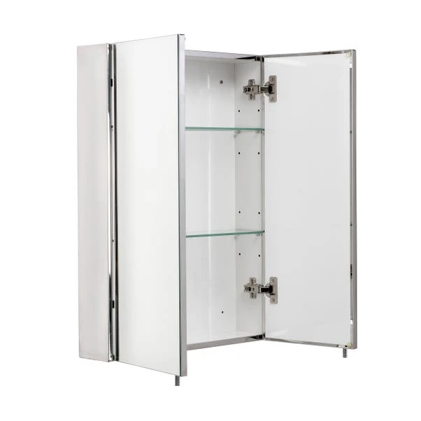 Anton Stainless Steel Double Door Cabinet - Image 5