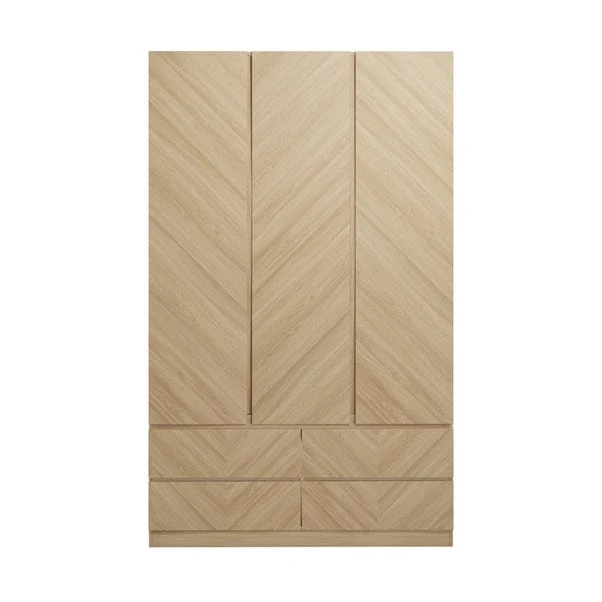Taranto Triple 4 Drawer Wardrobe - Image 9