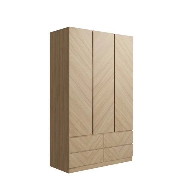 Taranto Triple 4 Drawer Wardrobe - Image 13
