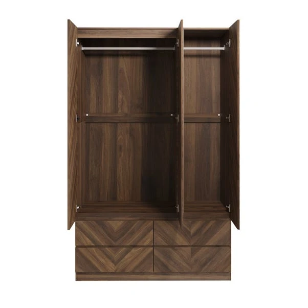 Taranto Triple 4 Drawer Wardrobe - Image 3