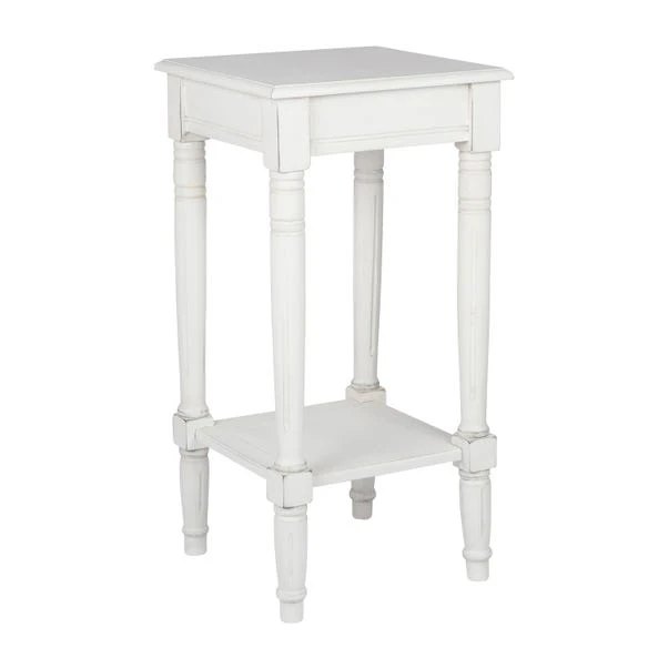 Pacific Heritage Square Side Table, Painted Pine - Image 4