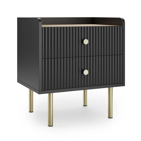 Georgi 2 Drawer Bedside Table - Image 9