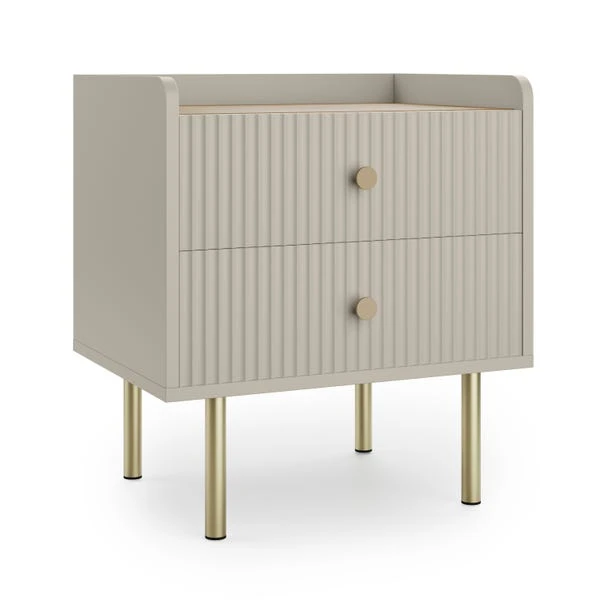 Georgi 2 Drawer Bedside Table - Image 2