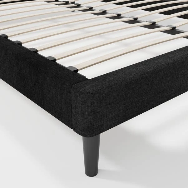 Modern Curved Upholstered Bed Frame - Image 20