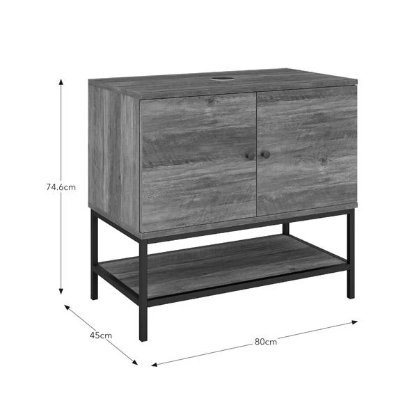 Fulton Vanity Unit, Pine Effect - Image 6