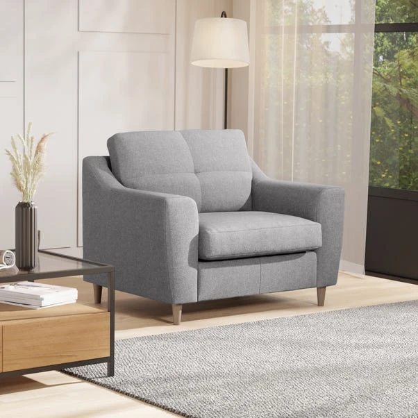 Baxter Textured Weave Snuggle Chair - Image 10