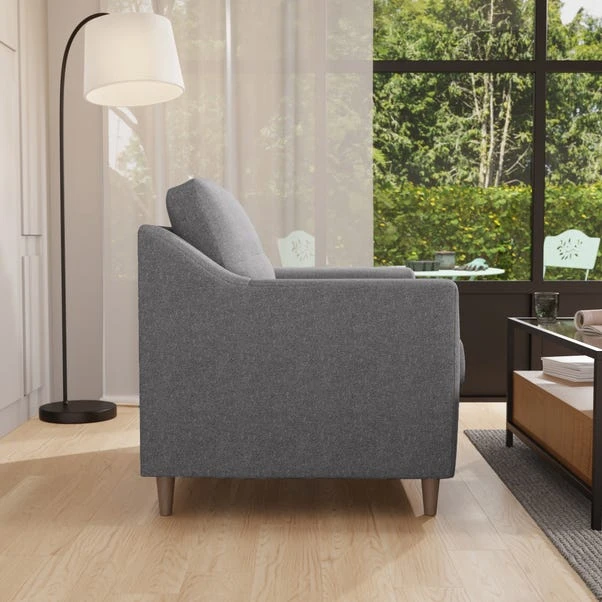 Baxter Textured Weave Snuggle Chair - Image 12