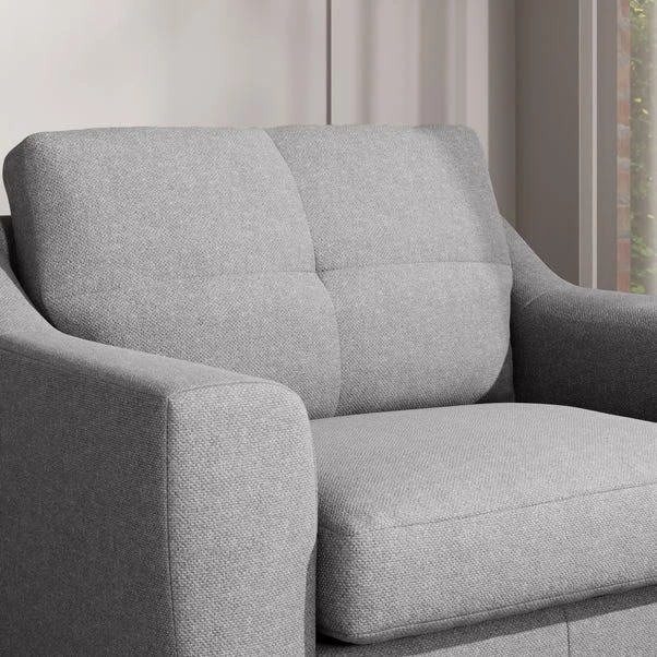 Baxter Textured Weave Snuggle Chair - Image 14