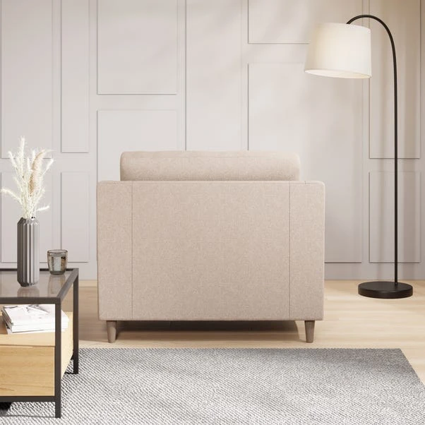 Baxter Textured Weave Snuggle Chair - Image 4