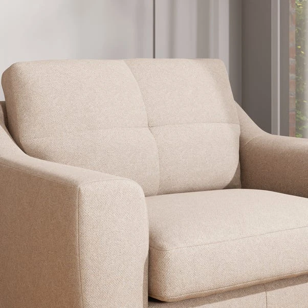 Baxter Textured Weave Snuggle Chair - Image 5