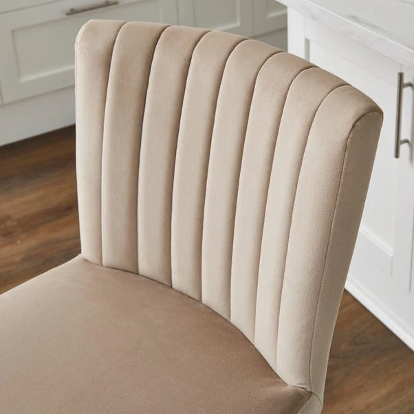 Taylor Counter Height Stool, Velvet - Image 4